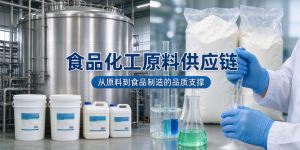 食品化工原料:酸度调节 · 膨松 · 防腐 · 增稠